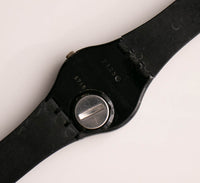 1992 Swatch GB144 After Dark Watch | Nero pieno Swatch Guarda Vintage