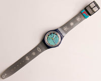 1999 Swatch Skn102 fiocco montre | Snoflakes vintage des années 90 montre Gant