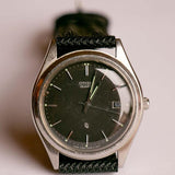 Dial negro Citizen Cuarzo reloj para hombres | Cuarzo de Japón de lujo para hombres reloj