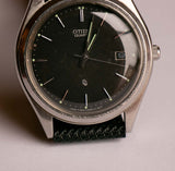 Dial negro Citizen Cuarzo reloj para hombres | Cuarzo de Japón de lujo para hombres reloj