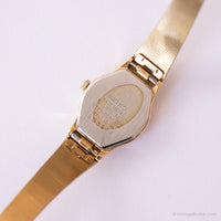 كلاسيكي Seiko 8y21-0020 R0 Watch | ساعة ديل بيضاء صغيرة نغمة الذهب