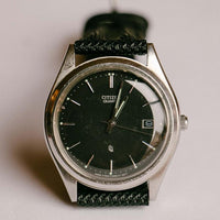 Schwarzes Zifferblatt Citizen Quarz Uhr für Männer | Männer Luxus Japan Quarz Uhr