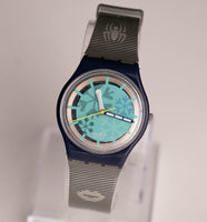 1999 Swatch Skn102 fiocco montre | Snoflakes vintage des années 90 montre Gant