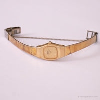 Antiguo Seiko 5420-5039 R0 reloj | Esfera rectangular reloj para damas