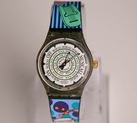 1994 Swatch La musique SLM104 va montre | Musical rare des années 90 Swatch montre