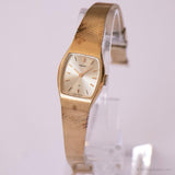 Vintage Small Gold-tone Seiko Watch for Her | Seiko Mechanical Watch