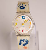 2001 Swatch GK384 Saute-Mouton Watch | أبيض خمر Swatch جنت