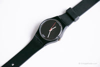 Swatch Lady LB114 Black Pearl Uhr | 1986 Schweizer Swatch Lady Jahrgang