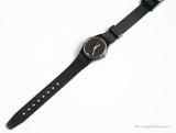 Swatch Lady LB114 Black Pearl Uhr | 1986 Schweizer Swatch Lady Jahrgang