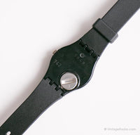 Swatch Lady LB114 Black Pearl montre | 1986 Suisse Swatch Lady Ancien