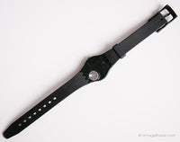 Swatch Lady LB114 Black Pearl reloj | 1986 suizo Swatch Lady Antiguo