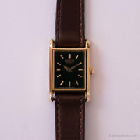 Antiguo Seiko 1F20-5A69 R0 reloj | Cuarzo de Dial Japón Black Dial reloj