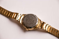 Tone d'or de luxe Citizen Quartz montre | aux femmes Citizen Date montre Ancien