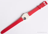Vintage 1987 Swatch Lady LW115 Newport reloj | 80 Swatch Lady EXTRAÑO