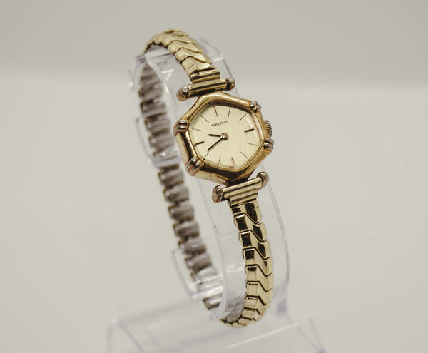 Orient Gold-tone Ladies Watch Vintage | Art Deco 1960s Wristwatch ...