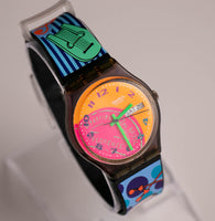 1993 Swatch GV700 Fluo Seal Watch | Giorno e data Swatch Guarda Vintage