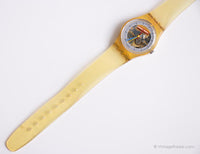 1986 Swatch Lady Little Jelly LK103 montre | Squelette rare des années 80 Swatch Lady