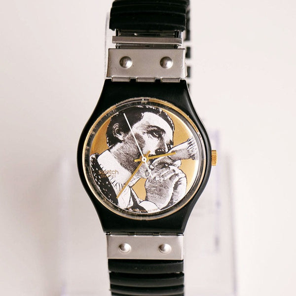 1991 Swatch GB148 Baiser D'antan Watch مع حزام قابل للتعديل