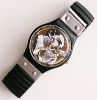 1991 Swatch GB148 Baiser d'Antan reloj con correa ajustable