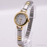 Elegant Two-Tone Carriage Quartz Watch for Her | Vintage Fashion Watches
