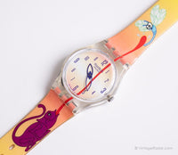 2002 Swatch Lady LK209 LUNCH TIME Watch | Ultra RARE Lady Swatch Watch