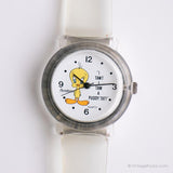 Vintage transparente Tweety reloj | Looney Tunes Armitron Cuarzo reloj