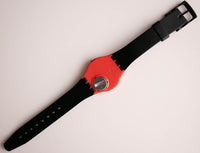 2010 Swatch Gr156 Laugh Time Watch | Quadrante nero svizzero Swatch Quarzo