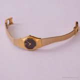 Vintage ▾ Seiko 2C20-6519 R0 Watch | Piccolo orologio da quadrante nero per le donne