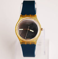 1987 Swatch GK104 Blancanieves reloj | Vintage de los 80 Swatch Caballero reloj