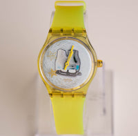 1996 Swatch SLZ105 Katarina Witt Watch | الألعاب الأولمبية Musicall Swatch