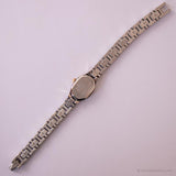 Jahrgang Seiko 1N01-0CT0 R2 Uhr | Damen blaues Zifferblatt Silber-Ton Uhr