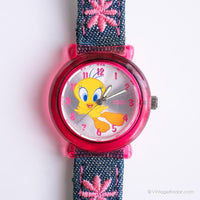 Vintage Pink Tweety Armitron Watch | Colorful Looney Tunes Plastic Watch