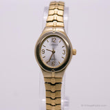 Pequeño carruaje de tono de oro por Timex reloj | Antiguo reloj Para damas