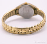 Piccolo carrello tono in oro da Timex Guarda | Orologio vintage per donne