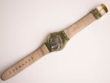 2000 Swatch GG709 Piume di Gallina reloj | EXTRAÑO Swatch Caballero reloj