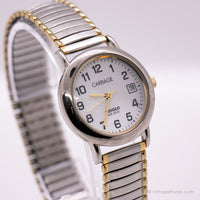 Chariot rétro montre Pour les femmes | Dames vintage bicolore montre