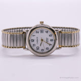 Chariot rétro montre Pour les femmes | Dames vintage bicolore montre