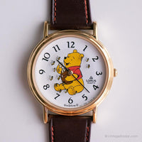 Tono d'oro vintage Winnie the Pooh Guarda | Lorus Orologio in quarzo Giappone