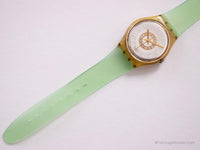 Antiguo Swatch Delave GK145 reloj | 1992 Swatch Caballeros originales reloj