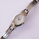 Vintage Seiko 1N00-0KG0 R2 Watch | Mother of Pearl Dial Watch for Her