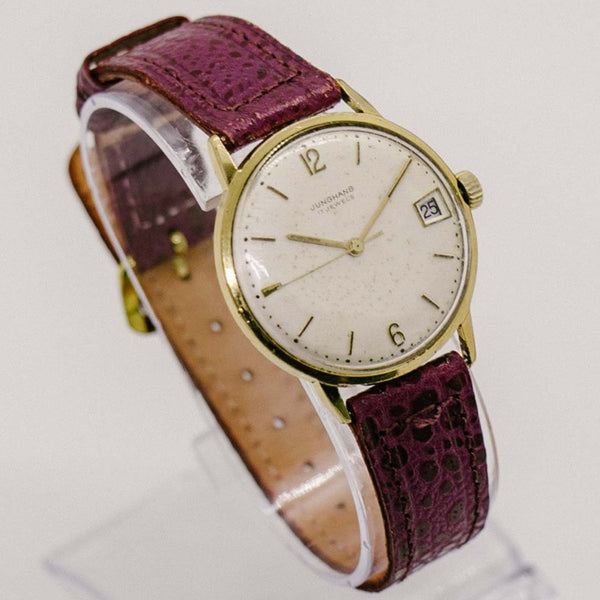Gold-tone Junghans 17 Jewels Mechanical Watch Vintage German