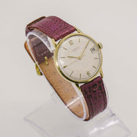 Gold-tone Junghans 17 Jewels Mechanical Watch | Vintage German Watch ...