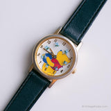 Jahrgang Seiko Disney Uhr | Gold-Ton Winnie the Pooh Uhr