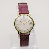 Gold-tone Junghans 17 Jewels Mechanical Watch | Vintage German Watch