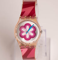 2004 Swatch GP126 ASTRAPI reloj Especial olímpico | Flor rosa Swatch