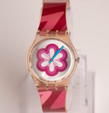 2004 Swatch GP126 ASTRAPI reloj Especial olímpico | Flor rosa Swatch