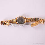 Tono d'oro vintage Pulsar di Seiko Data Guarda | Orologio da donna