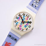 2002 Swatch Números GW137 en todas partes reloj | Swatch Originals caballero