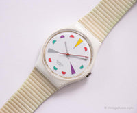 1987 Swatch GW109 Tutti Frutti Watch | نادر 80s خمر Swatch جنت