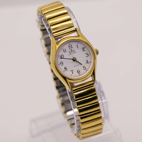 Meister de tono de oro vintage Anker reloj | Cuarzo alemán anticichoc reloj